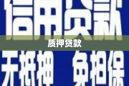 青白江质押贷款