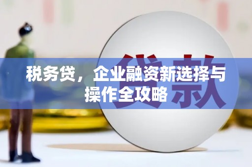 青白江税务贷，企业融资新选择与操作全攻略