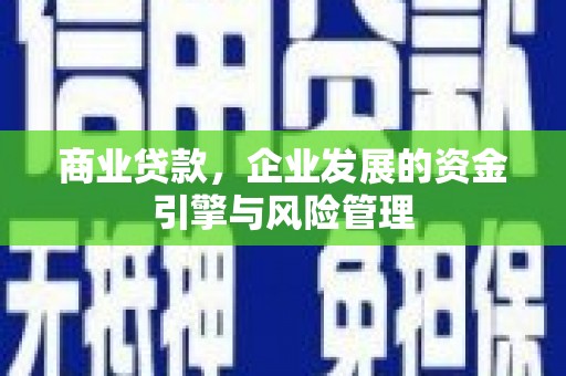 青白江商业贷款，企业发展的资金引擎与风险管理