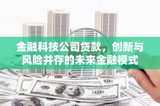 青白江金融科技公司贷款，创新与风险并存的未来金融模式