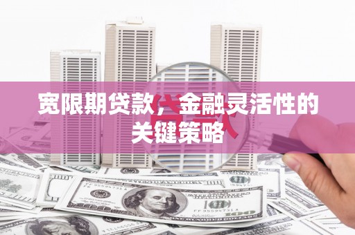青白江宽限期贷款，金融灵活性的关键策略