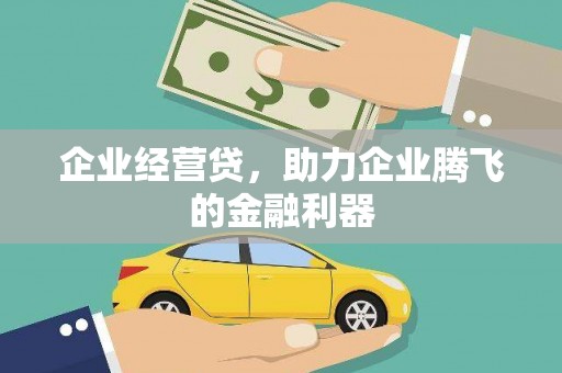 青白江企业经营贷，助力企业腾飞的金融利器