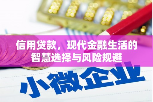 青白江信用贷款，现代金融生活的智慧选择与风险规避