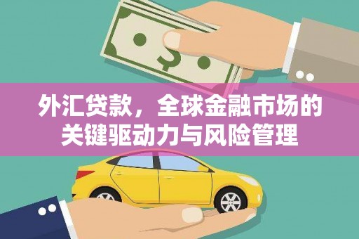 青白江外汇贷款，全球金融市场的关键驱动力与风险管理
