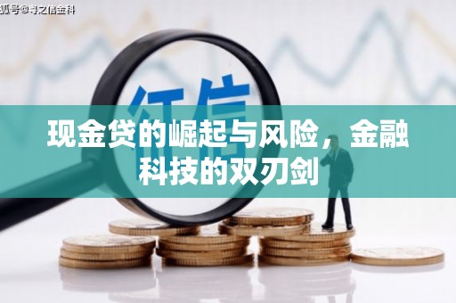 青白江现金贷的崛起与风险，金融科技的双刃剑