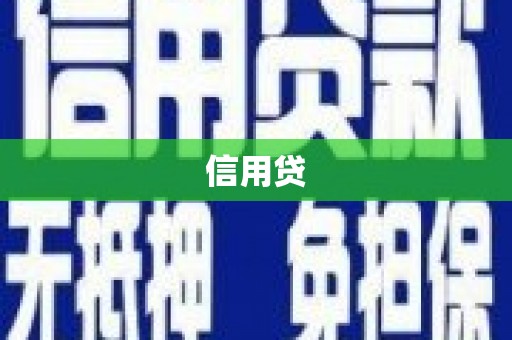 青白江信用贷
