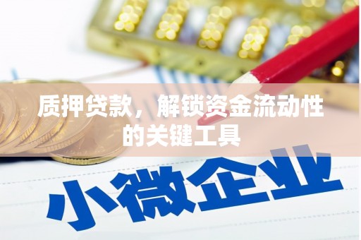 青白江质押贷款，解锁资金流动性的关键工具