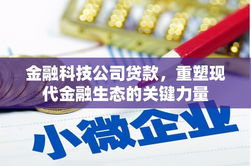 青白江金融科技公司贷款，重塑现代金融生态的关键力量