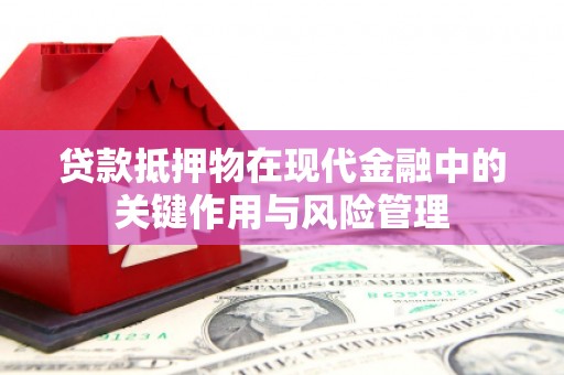 青白江贷款抵押物在现代金融中的关键作用与风险管理