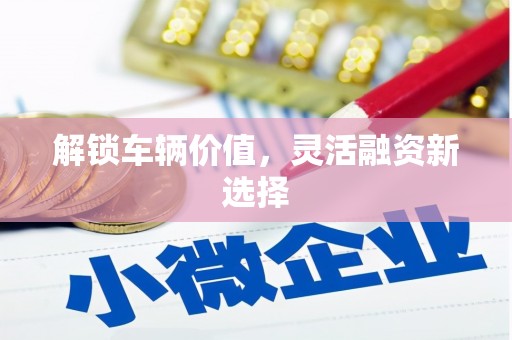 青白江解锁车辆价值，灵活融资新选择