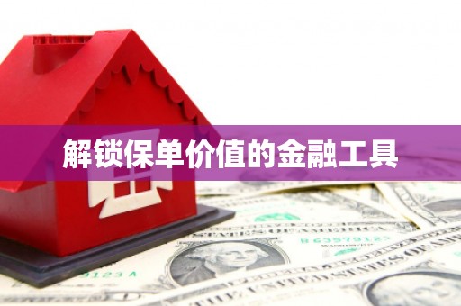 青白江解锁保单价值的金融工具