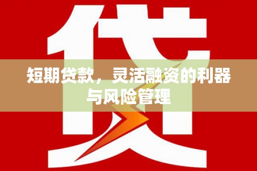 青白江短期贷款，灵活融资的利器与风险管理